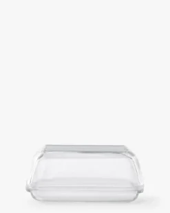 Andrew Glass Butter Dish