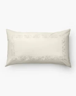Bianca Organic Percale Embroidered Shams (Set of 2)