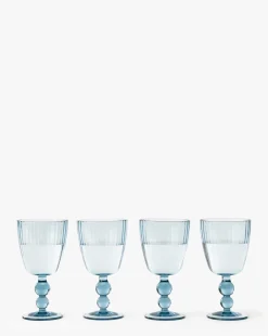 Blue Acrylic Wine Glass (Set of 4)