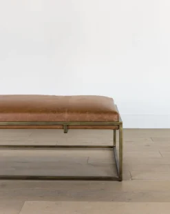 Harlow Leather Coffee Table