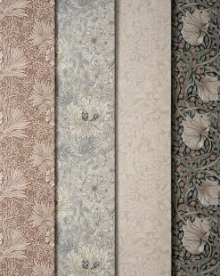 Morris & Co. x McGee & Co. Pimpernel Ink Wallpaper