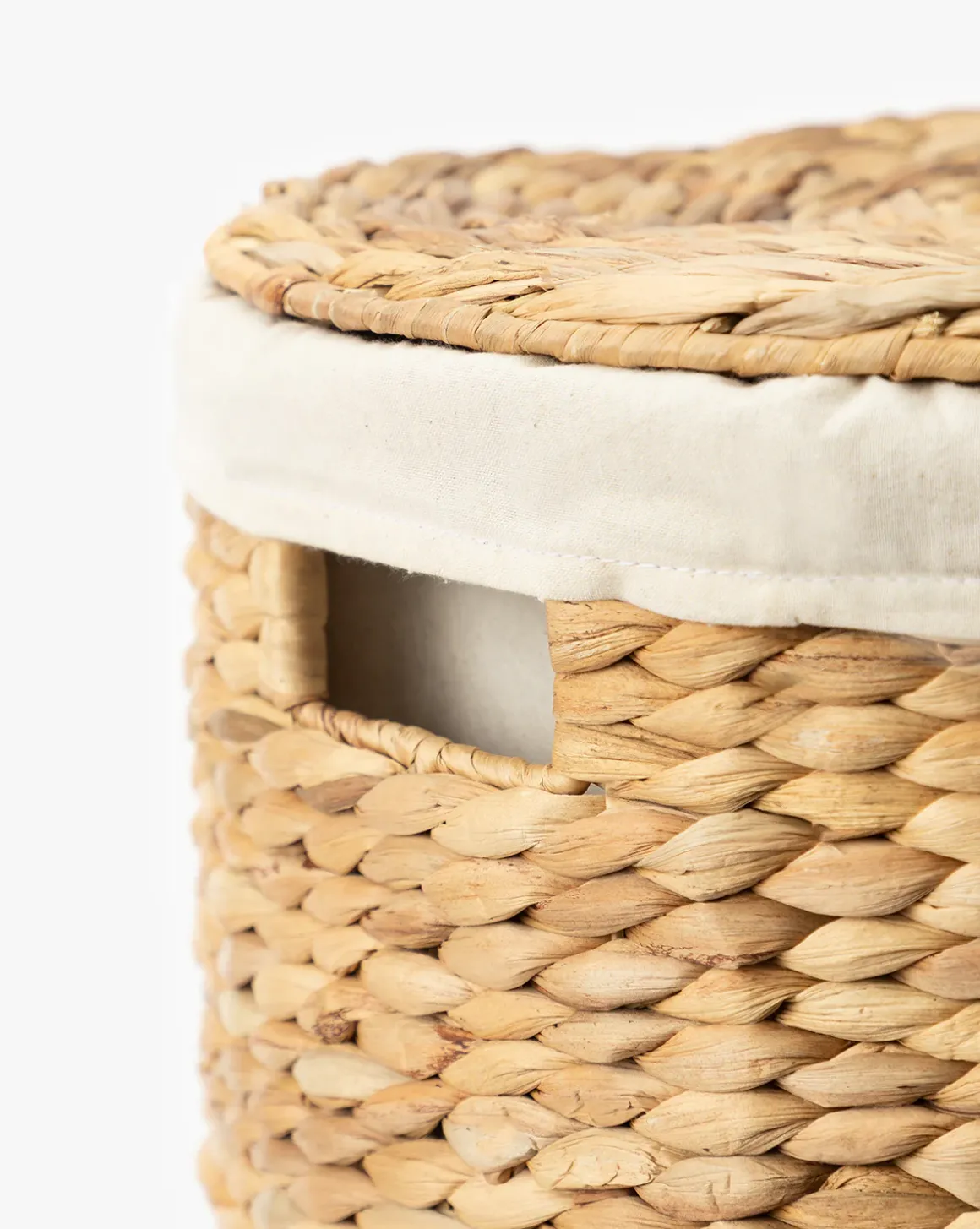 Round Water Hyacinth Basket