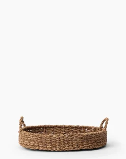 Seagrass Oval Tray