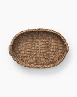 Seagrass Oval Tray