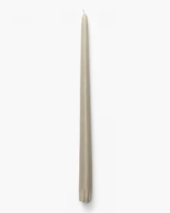 Taupe Taper Candles (Set of 12)